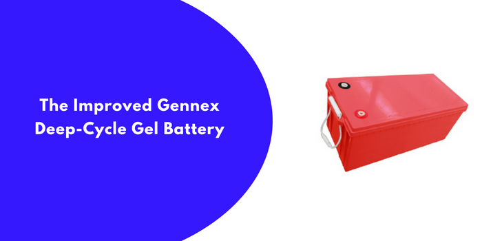 Increased back up time with the Improved Gennex Deep-Cycle Gel Battery