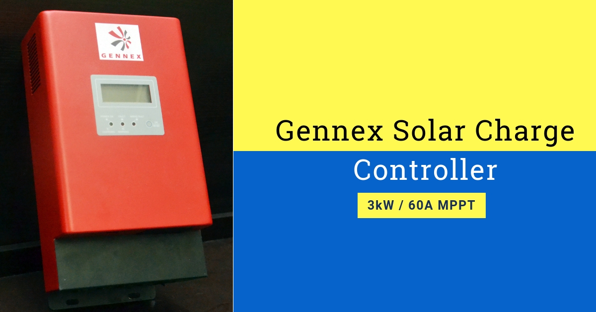 Product Feature : Gennex 3kW/60A MPPT Solar Charge Controller