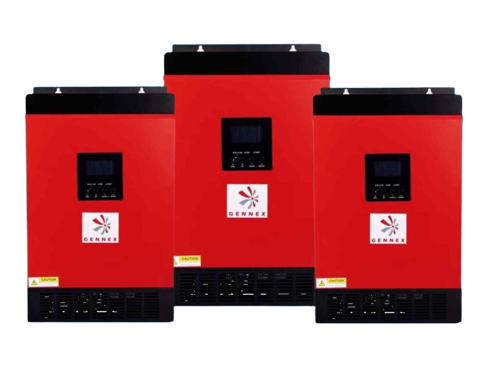 Variety of solar inverters 