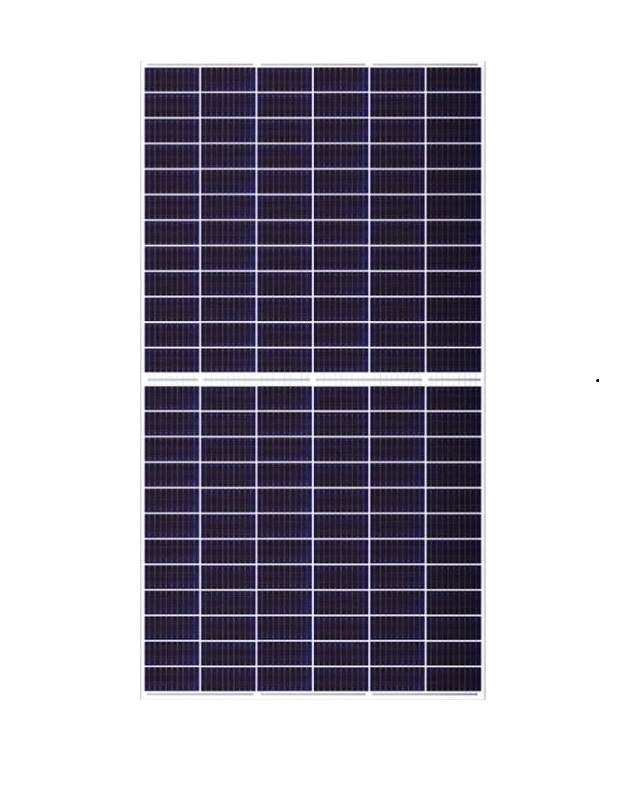 670w solar panel view and design