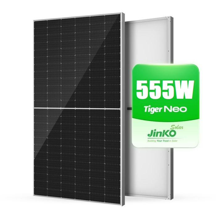 555 Watts Jink solar panel front view